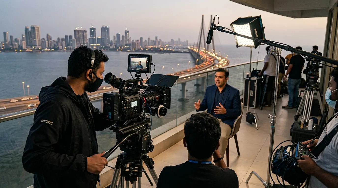 Corporate Film Production Set in Mumbai