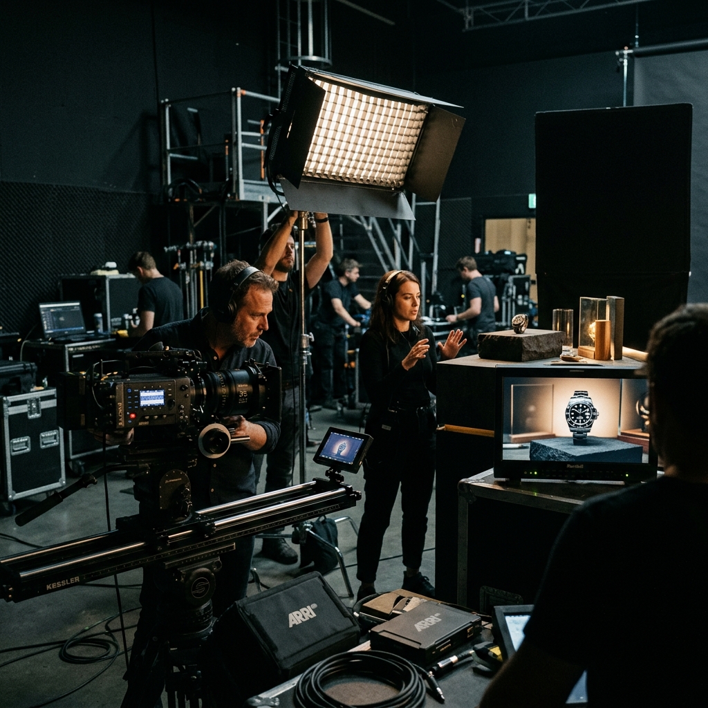 Cinematic Product Branding Video Production Set in Bangalore